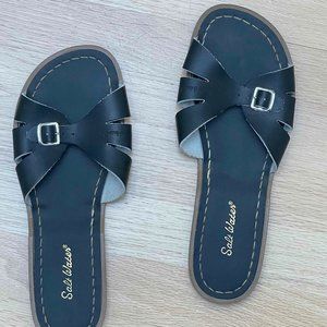 Salt Water flat slip-on sandals; Size 11